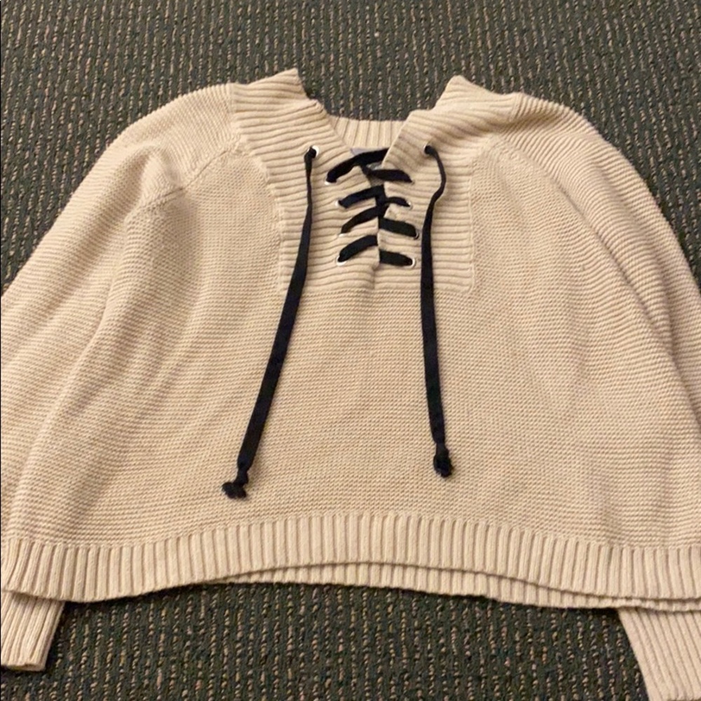 Crop sweater